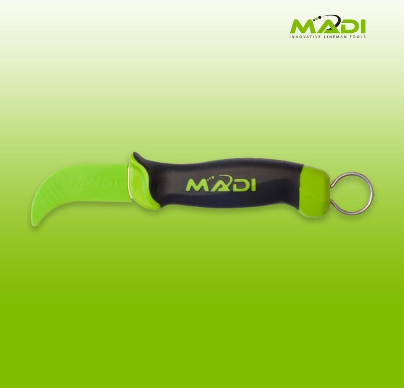 Madi Innovative Lineman Tools Fixed Blade Pointed Skinning Knife | FBSK-1 - Image 3